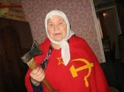 old russian woman