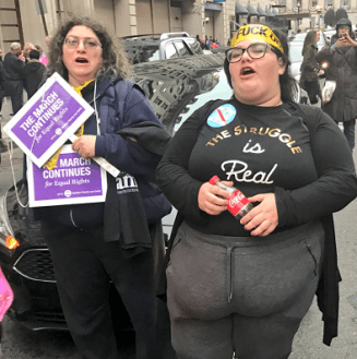 fat women demosntrators